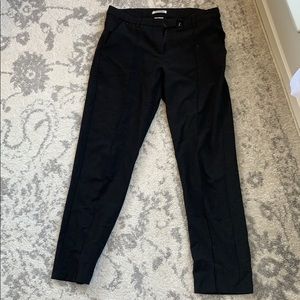 Black ankle work pants